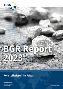 Titelblatt des BGR Reports 2023 Rohstoffwissen im Fokus