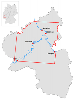 Abb. 1: Lage des Untersuchungsgebietes in Deutschland und Rheinland-Pfalz